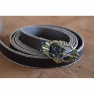 Dark  middle age belt with double style bucle